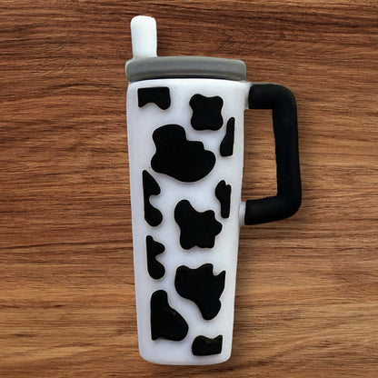 3-D Cow Print Tumbler Focal