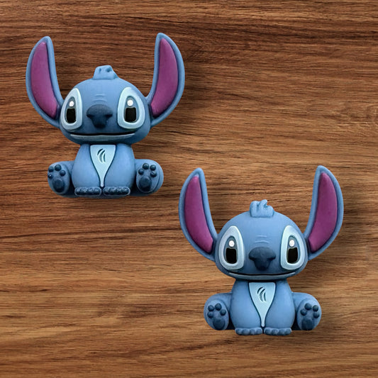 3-D Blue Alien Focal