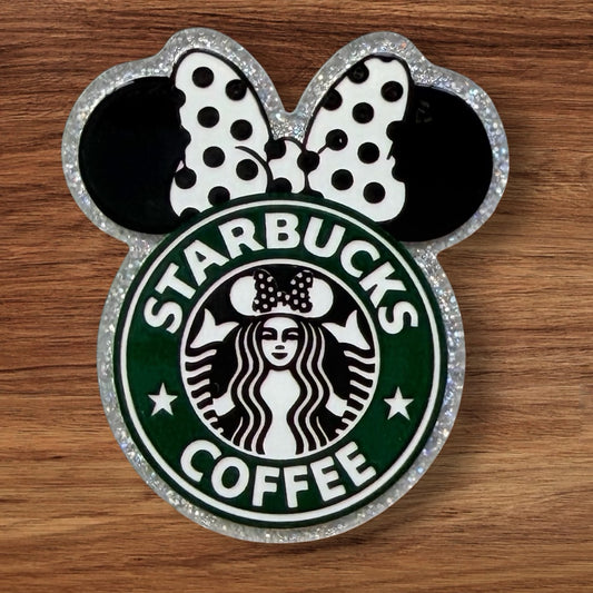Mouse Coffee Acrylic Flatback