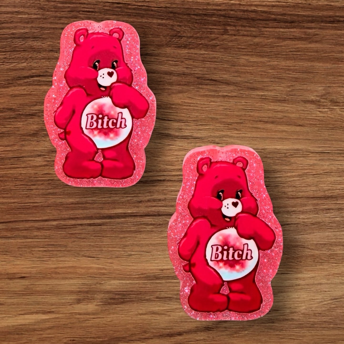 Swear Bear Acrylic Focal