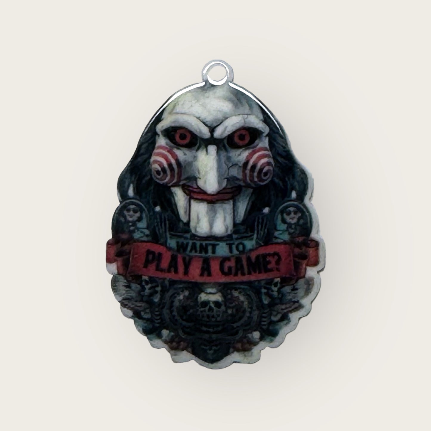Want To Play A Game Acrylic Charm