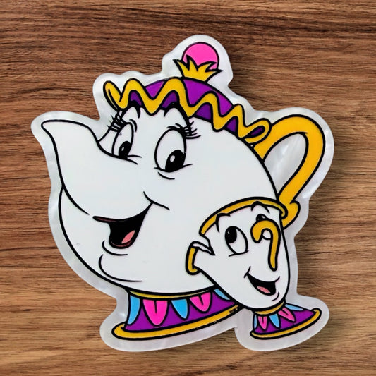 Miss Teapot Acrylic Flatback