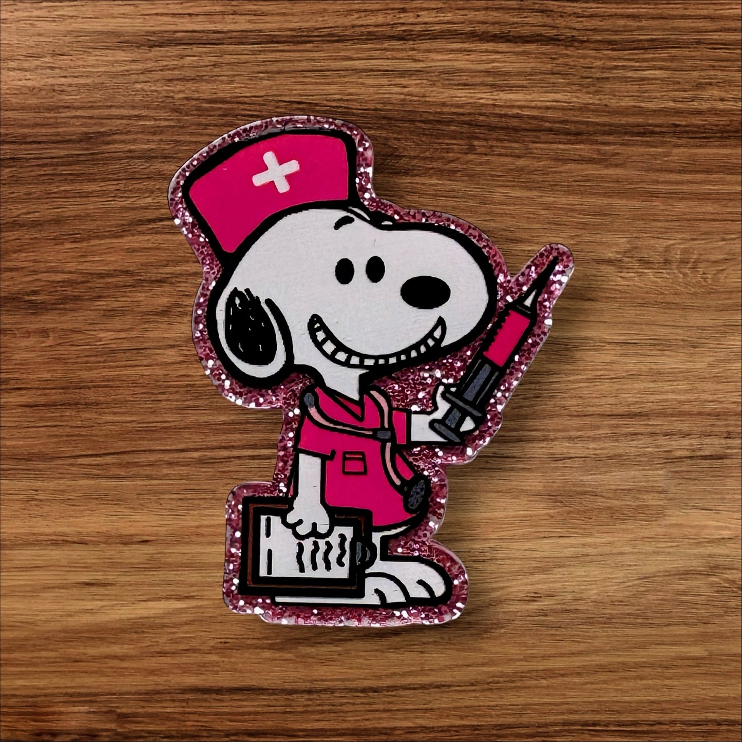 Nurse Dog Acrylic Flatback