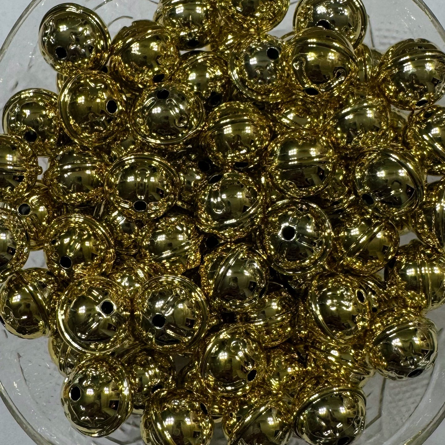 16mm Acrylic Bell Beads