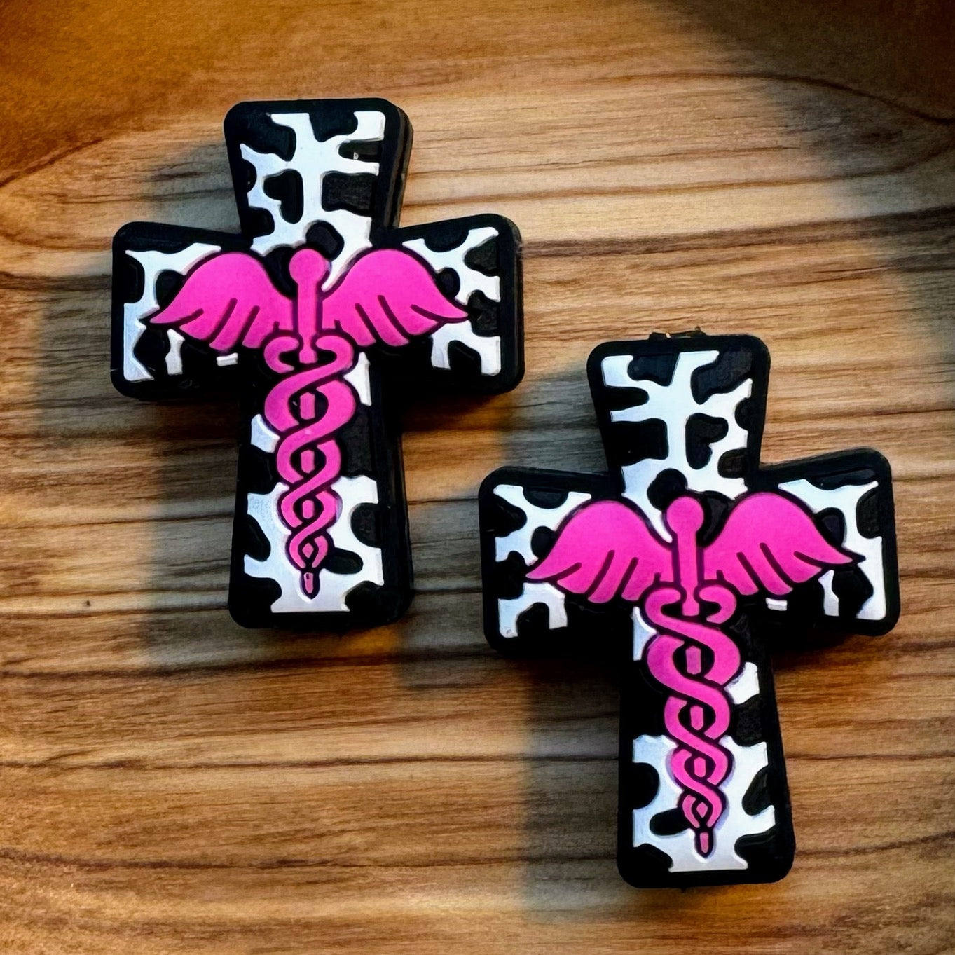 Cross With Medical Symbol Focal