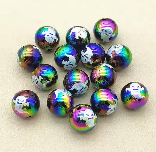 16mm Ghost Acrylic Bead