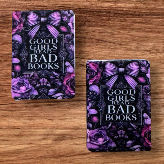 Good Girls Read Bad Books Book Focal (Custom) Black