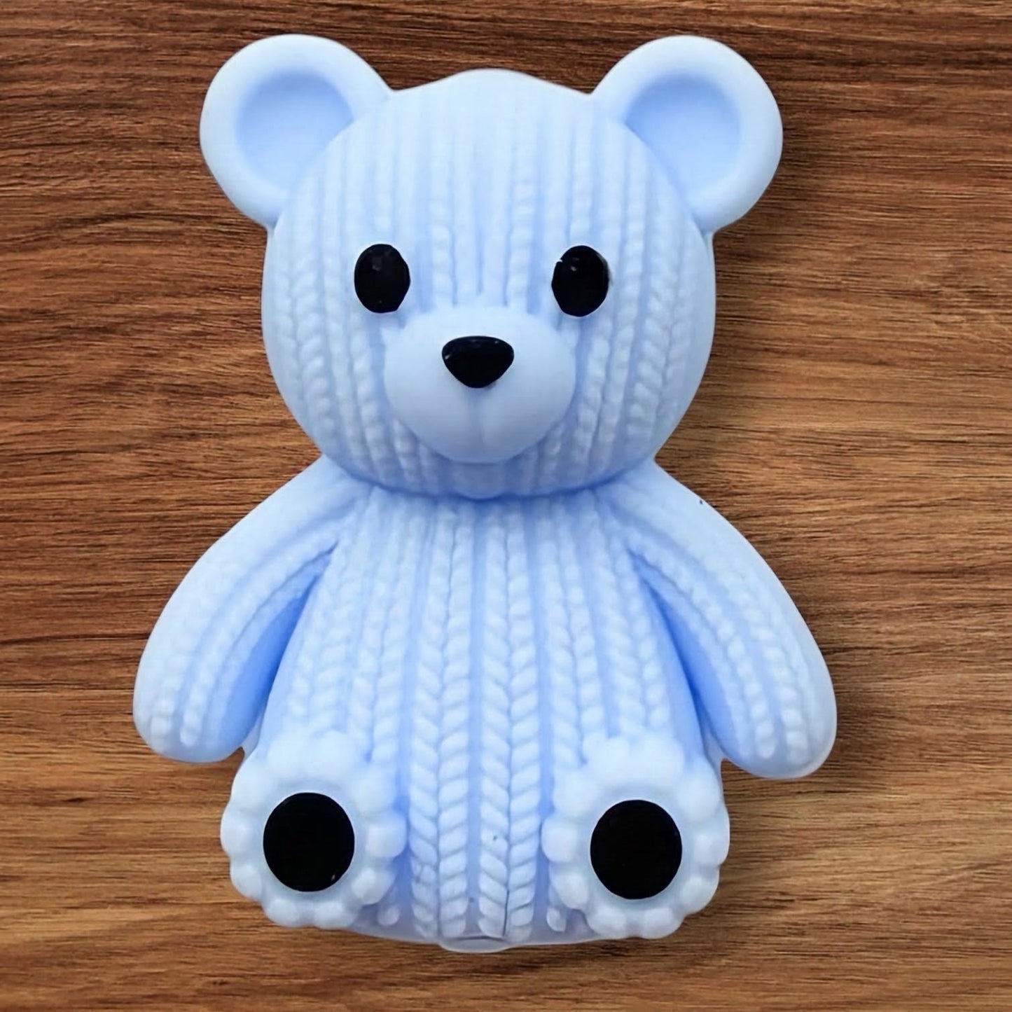 3-D Knitted Bears Focal