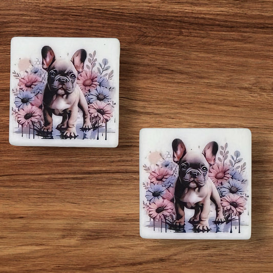 Floral Puppy Focal (Custom)