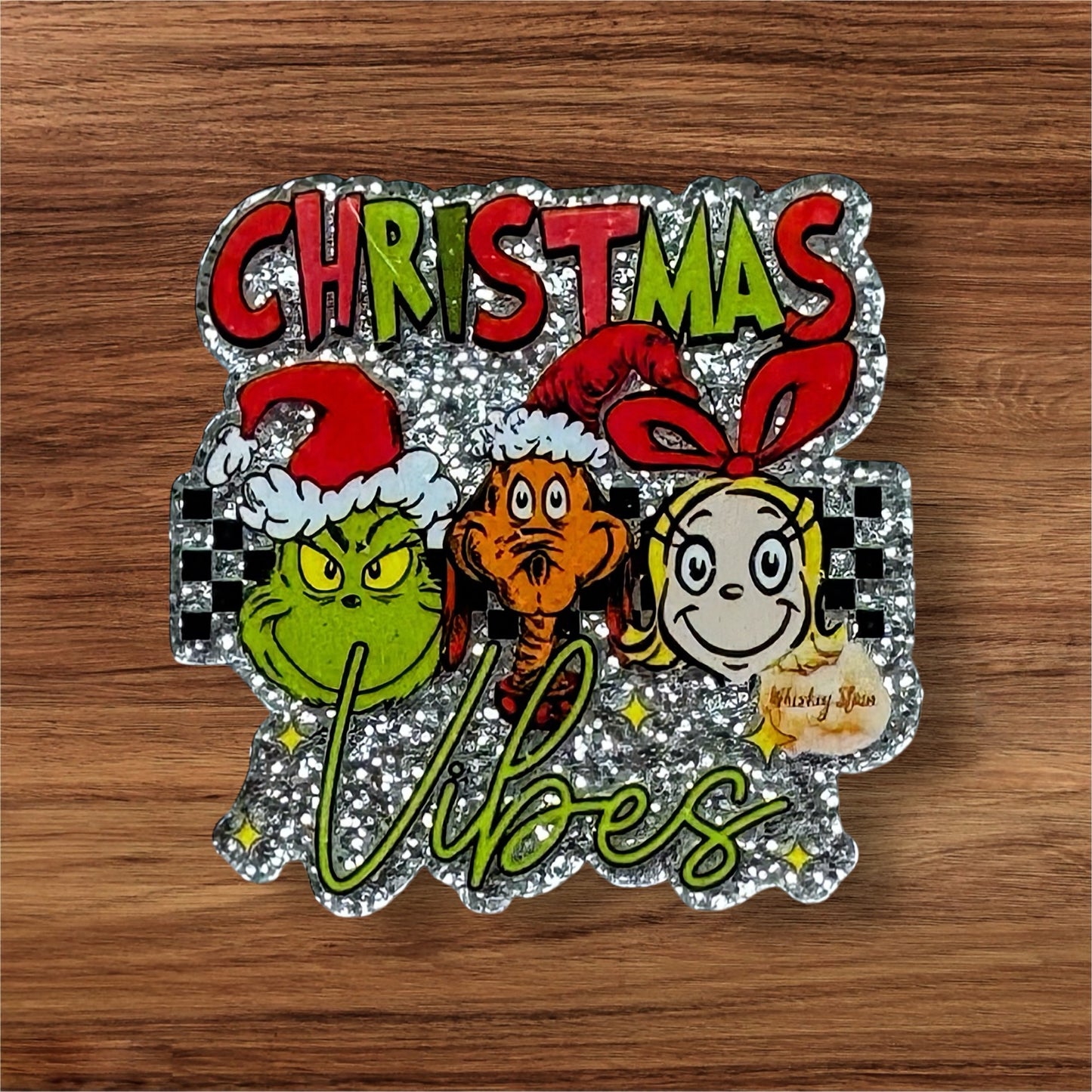 Christmas Vibes Acrylic Flatback