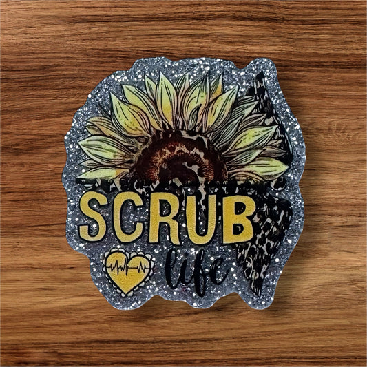 Scrub Life Acrylic Flatback
