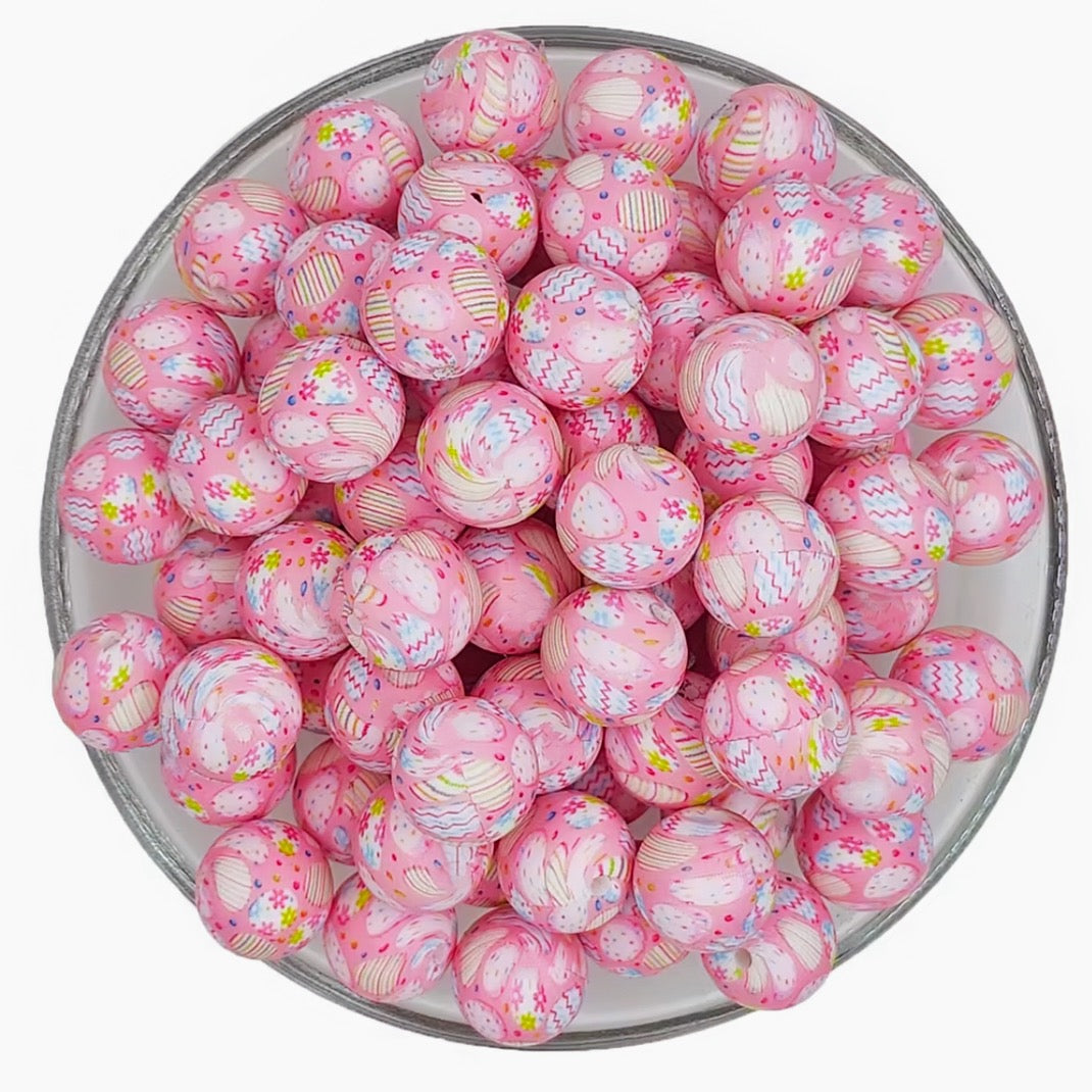 15mm Easter Silicone Bead #4