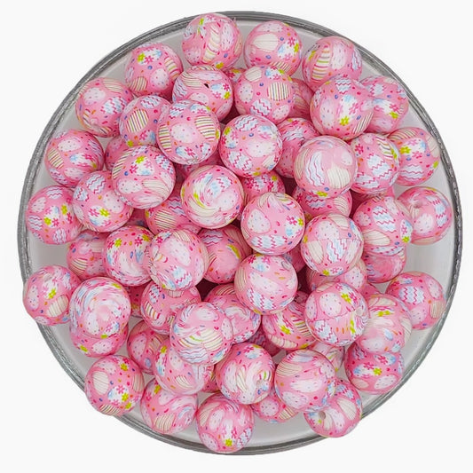 15mm Easter Silicone Bead #4