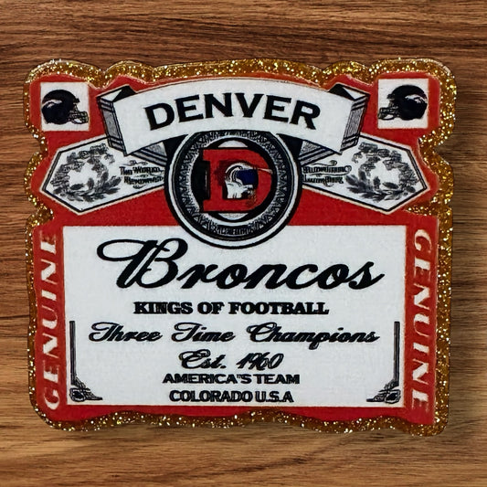 Football Acrylic Flatback