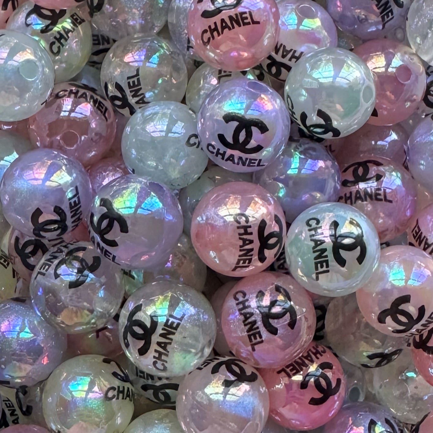 16mm Designer Acrylic Bead