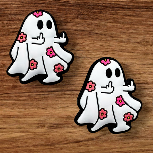 Ghost Sticking Up Middle Finger Focal