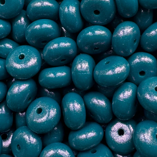 Deep Blue Opal Abacus Bead