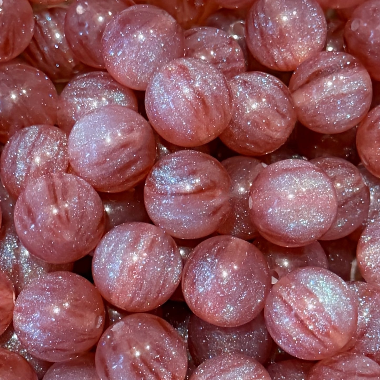 16mm Wine Red Galaxy Bead