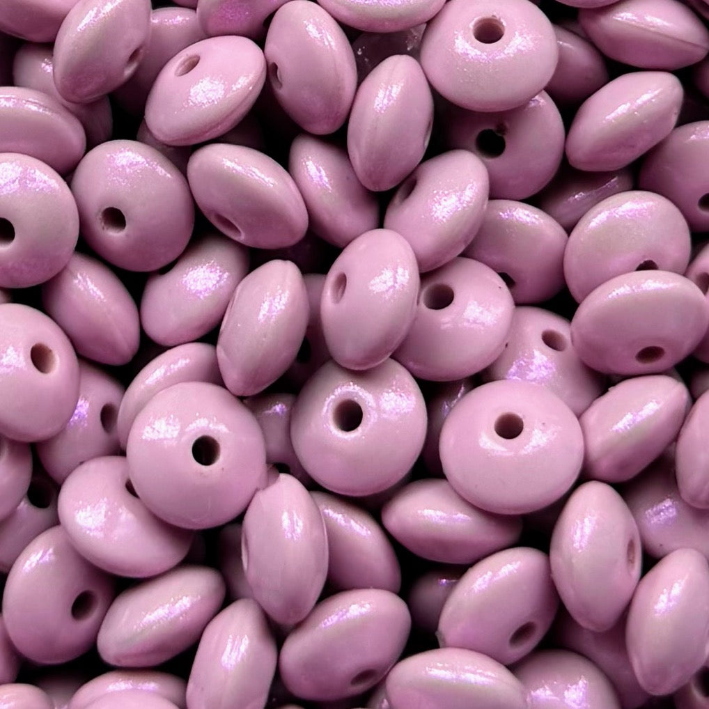 12mm Opal Lentil Bead