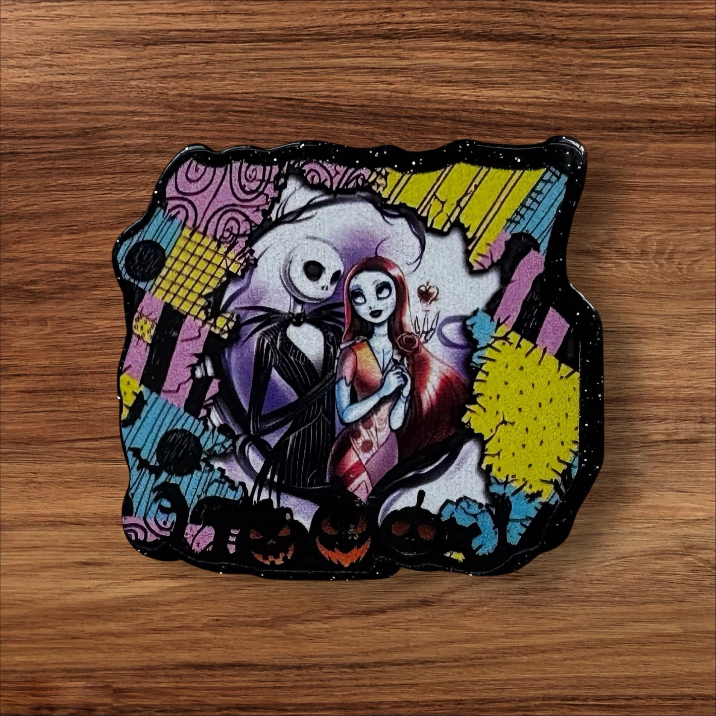 Skeleton Couple Acrylic Flatback