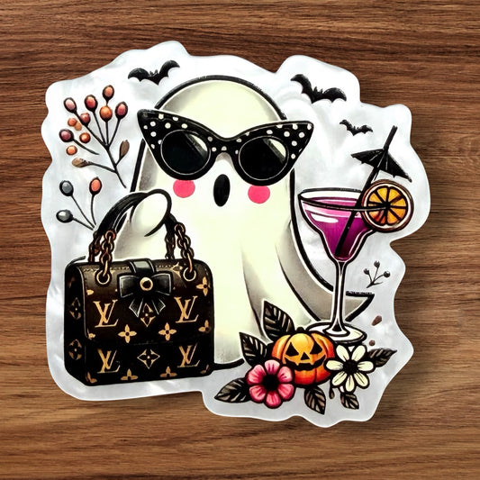 Boujee Ghost Acrylic Flatback
