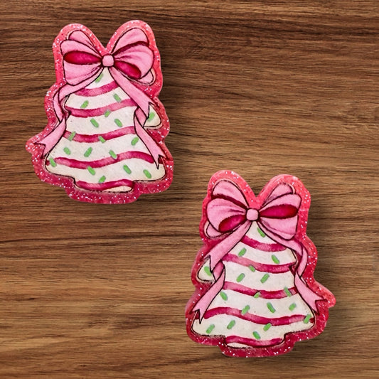 Acrylic Christmas Tree Cake Focal