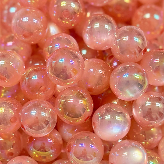 16mm Pink Jelly Bead