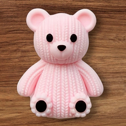3-D Knitted Bears Focal