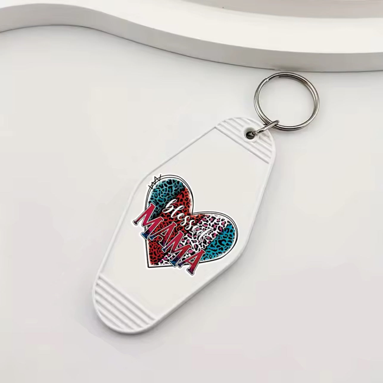 Blessed Mama Keychain Sticker