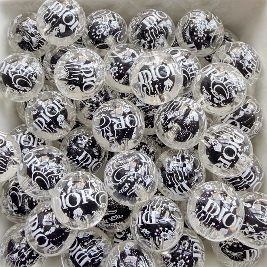 16mm Designer Acrylic Bead