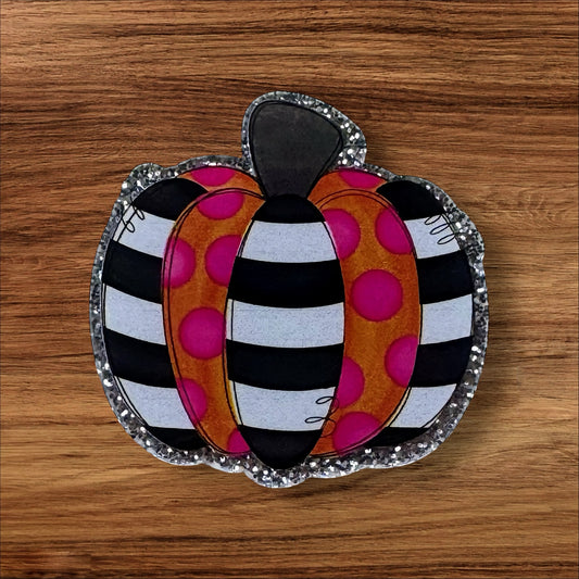 Pumpkin Acrylic Flatback