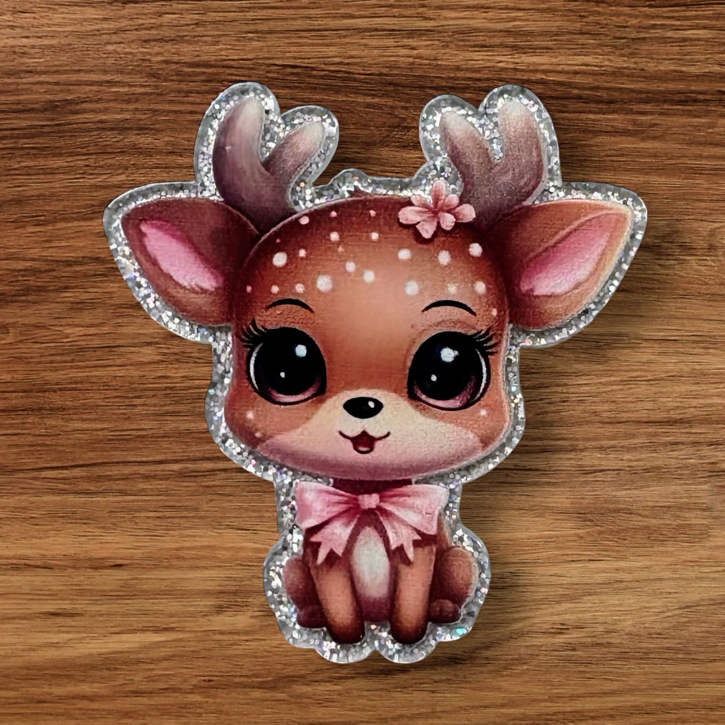 Reindeer Acrylic Flatback