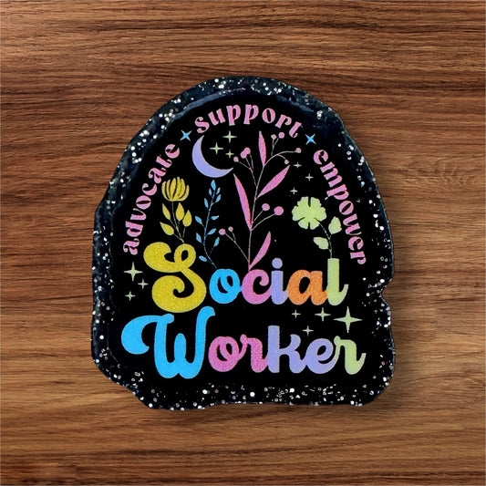 Social Worker Acrylic Flatback