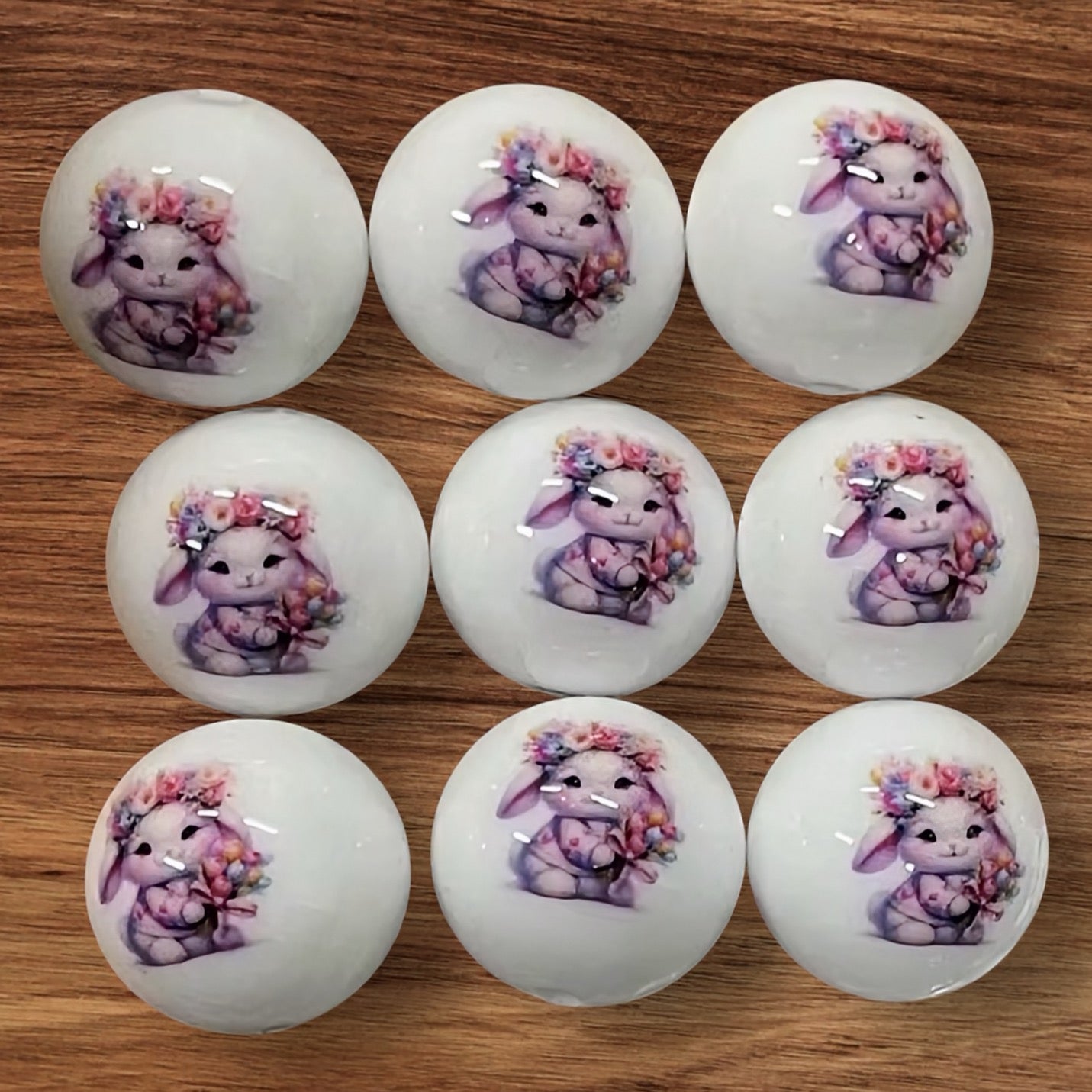 15mm Bunny Silicone Bead