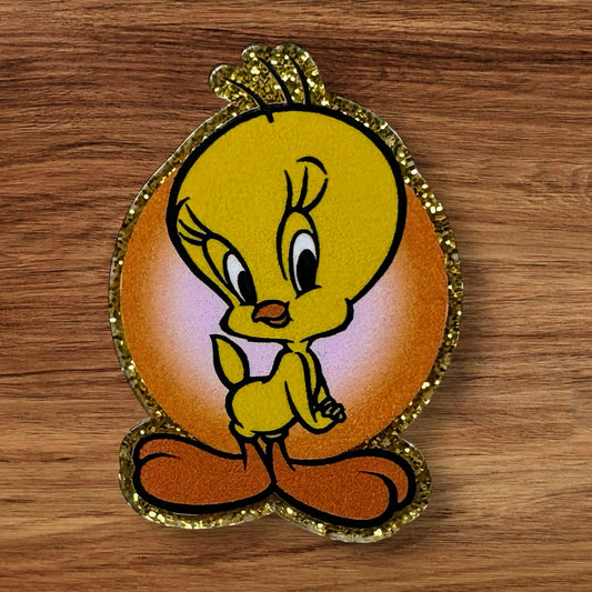 Yellow Bird Acrylic Flatback