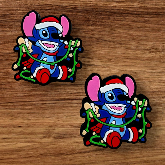 Blue Alien Christmas Focal