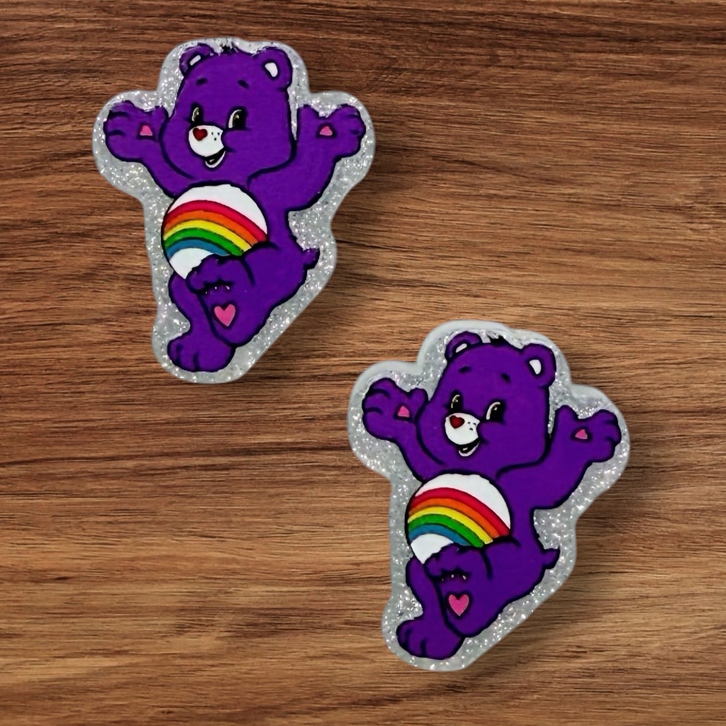 Purple Bear Acrylic Focal