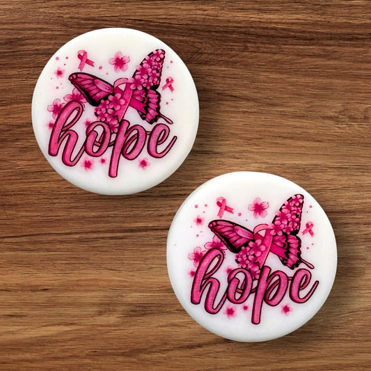 Pink Butterfly Hope Focal