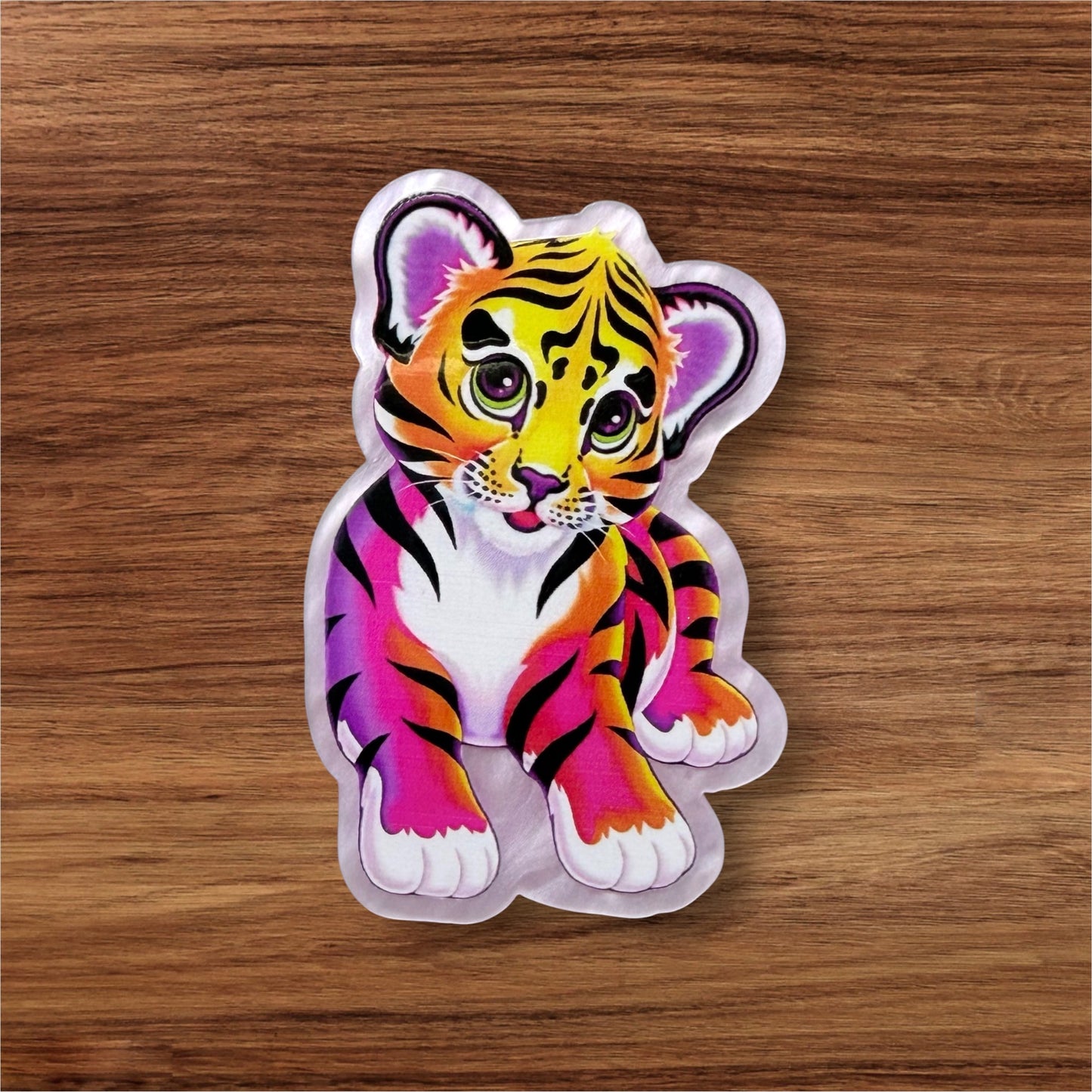 Colorful Tiger Acrylic Flatback