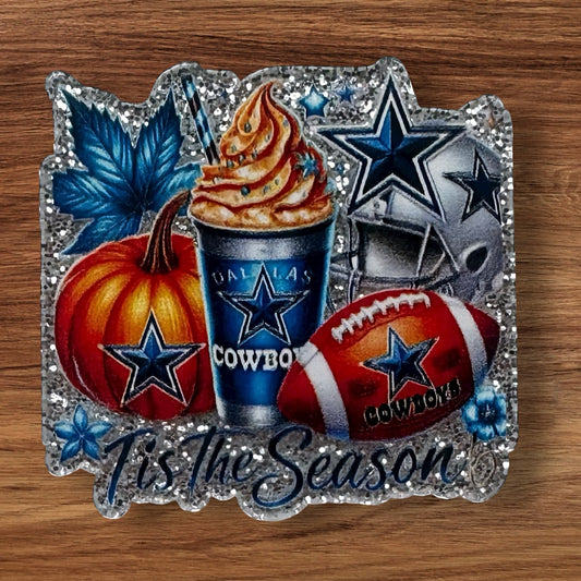 Tis The Season Acrylic Flatback