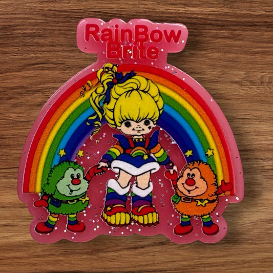 Rainbow Girl Acrylic Flatback