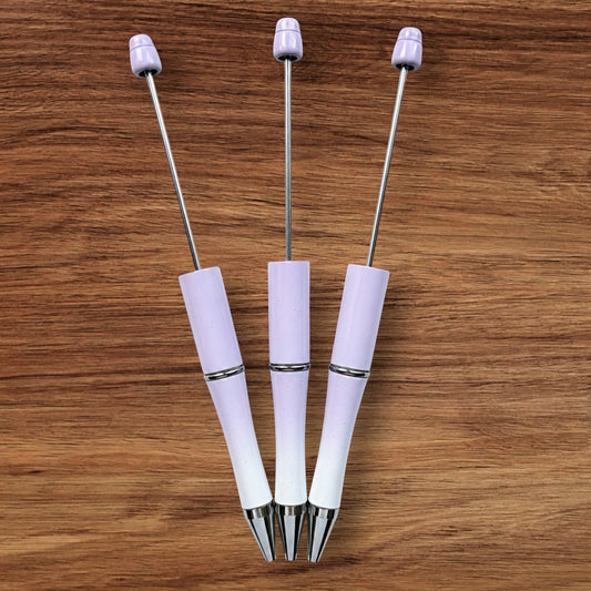 Lavender Frost Beadable Pen