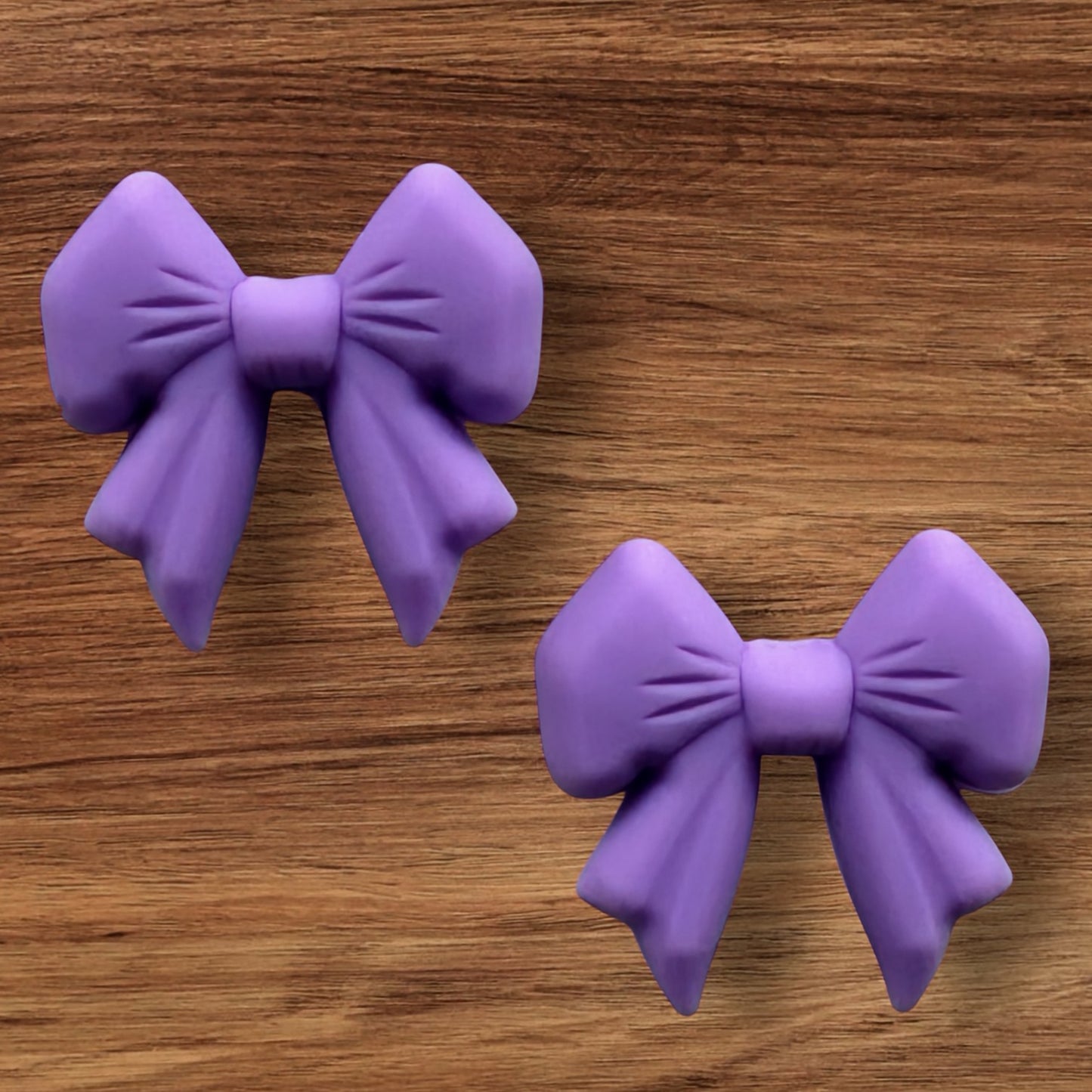 3-D Purple Bow Focal