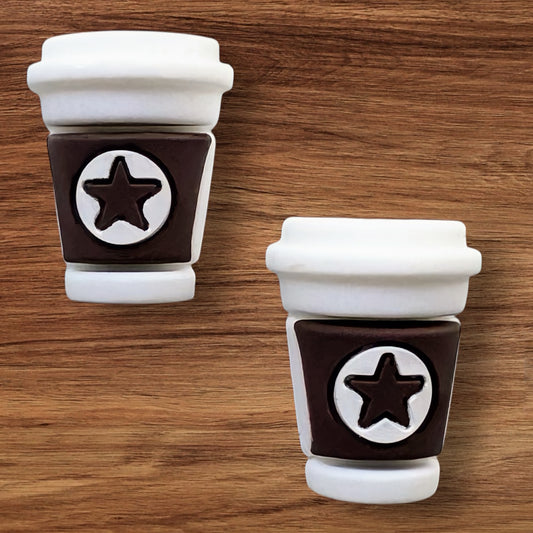 3-D Coffee Cup With Star Focal