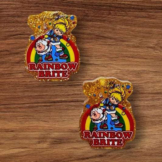 Rainbow Girl Acrylic Focal