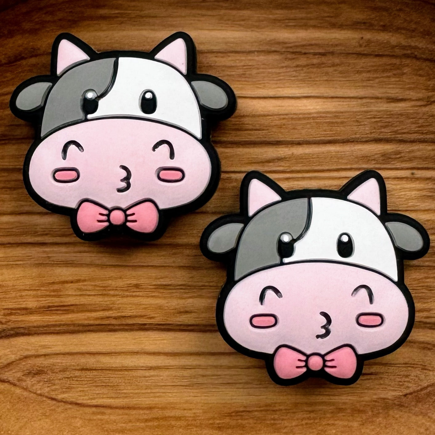 Cute Cow With Bow Tie Focal