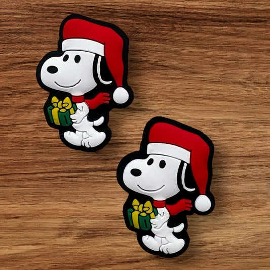 Dog In Santa Hat Focal