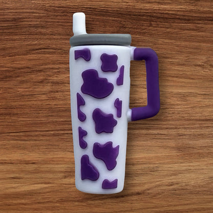 3-D Cow Print Tumbler Focal
