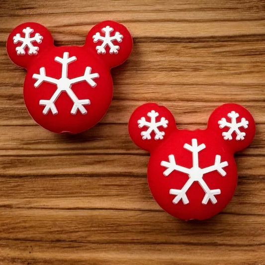 Mouse With Snowflake Focal