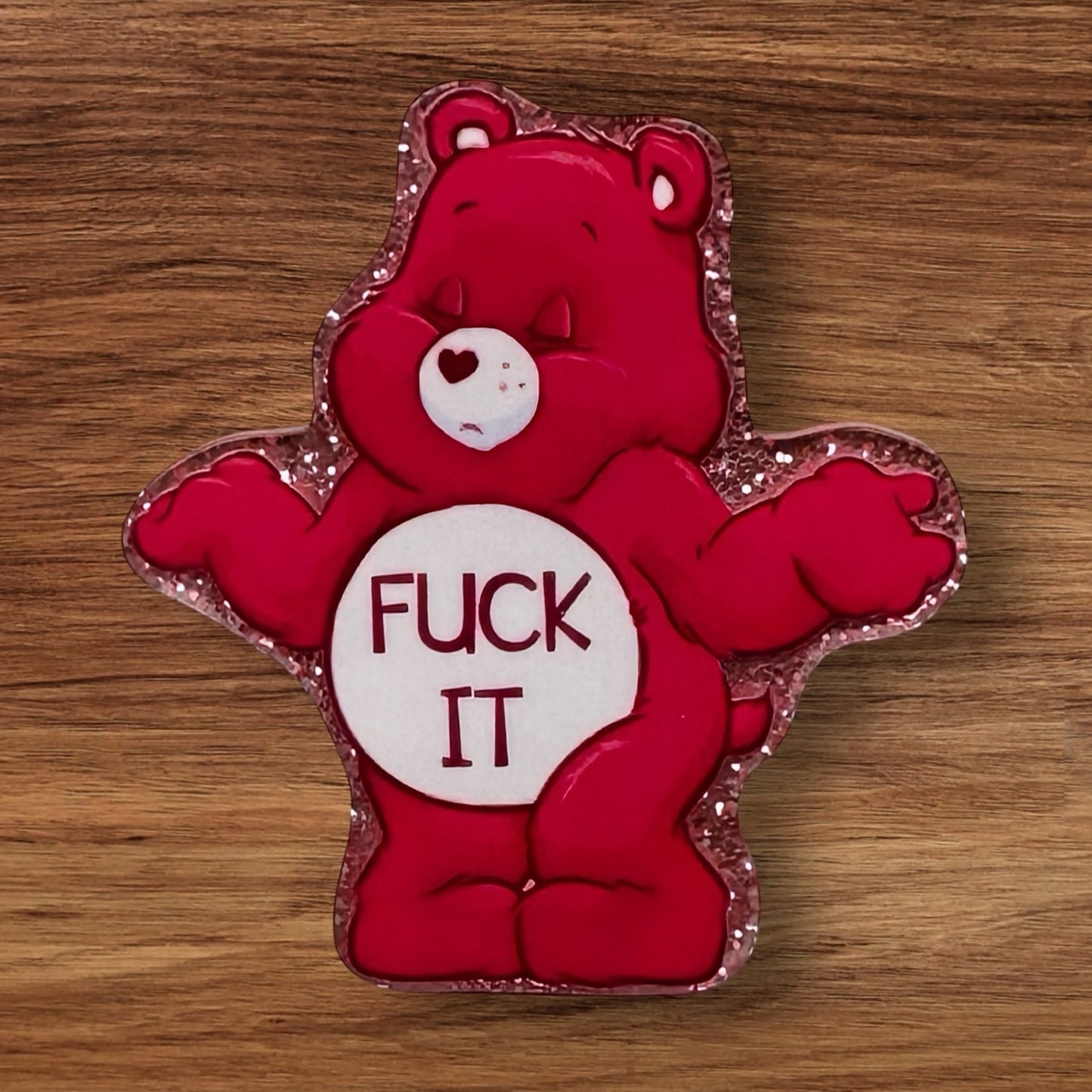 F It Bear Acrylic Flatback